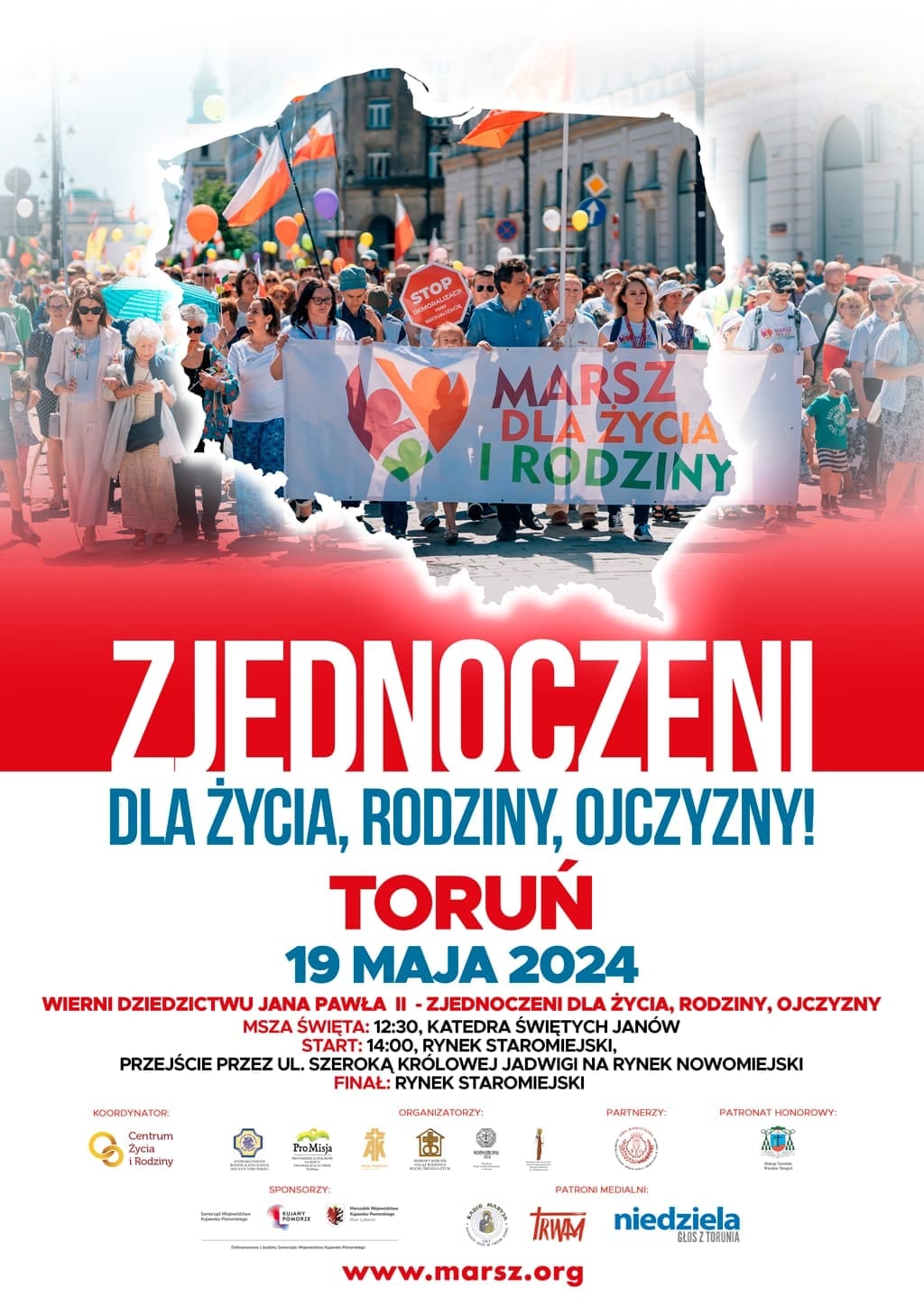 plakat Marsz dla Życia i Rodziny